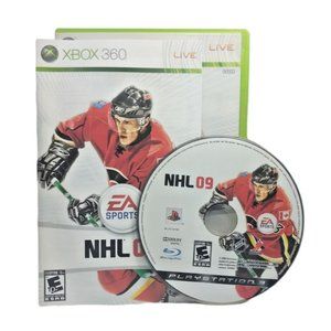 EA Sports NHL 09 Microsoft Xbox 360, 2008 Complete and Tested